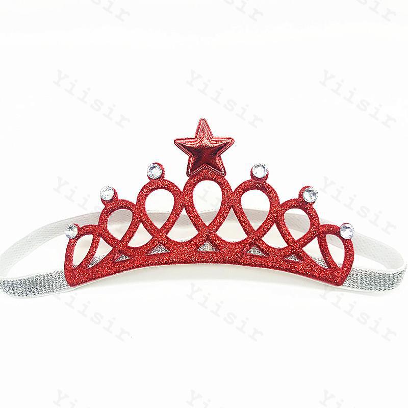 Cross-Border Baby Hair Band Crown European and American Children's Hair Accessories Baby Hair Band Girls Headdress 100 Days Old One Month Old Birthday