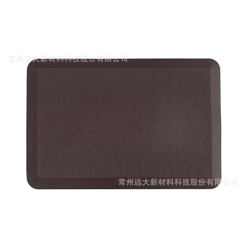 Home Floor Mat Household Dirt Resistant PU Anti-fatigue Mat Door Entrance Carpet Mat Kitchen Bathroom Waterproof Anti-slip Mat