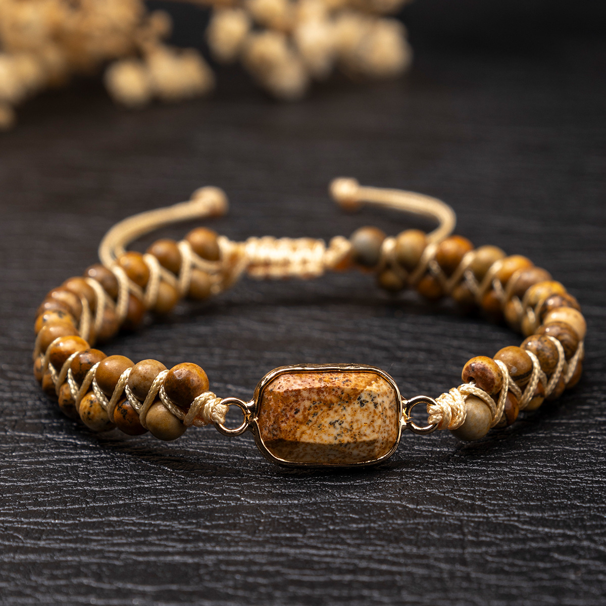 그림 사각 팔찌