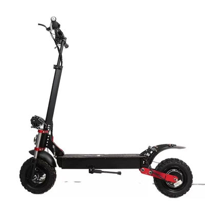 Cross-Border Adult Electric Scooter with Long Range, 11inch Off-Road High-Power Lithium Battery Foldable Electric Mobility Scooter