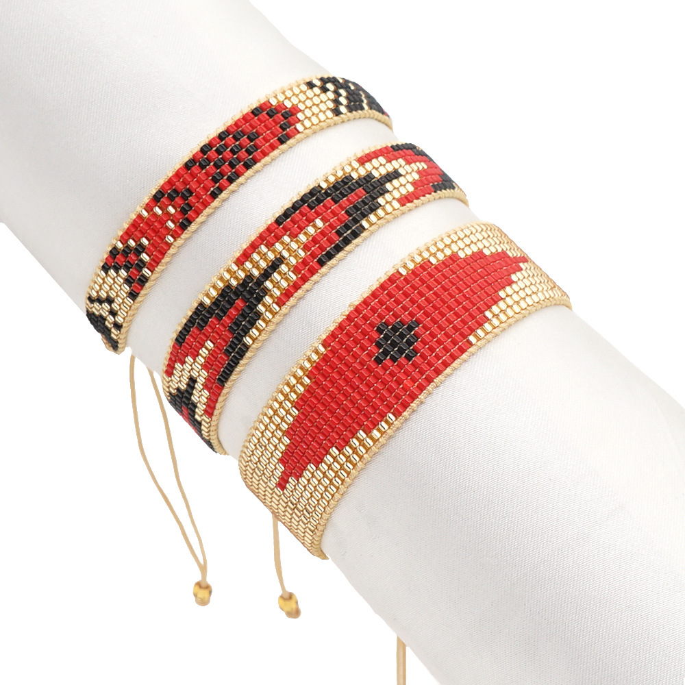 Nihaojewelry Fashion Miyuki Beads Hand-woven Eye Bracelet Set Wholesale Jewelry display picture 1