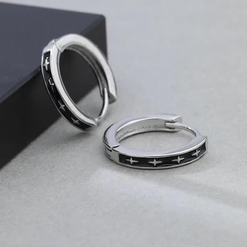X204-A (Flash Star Earrings) One-to-pair