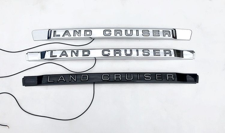 Suitable for 08-20 Toyota Land Cruiser Rear Tailgate Trim Strip with Lights, Land Cruiser Led Rear Brake Light Modification