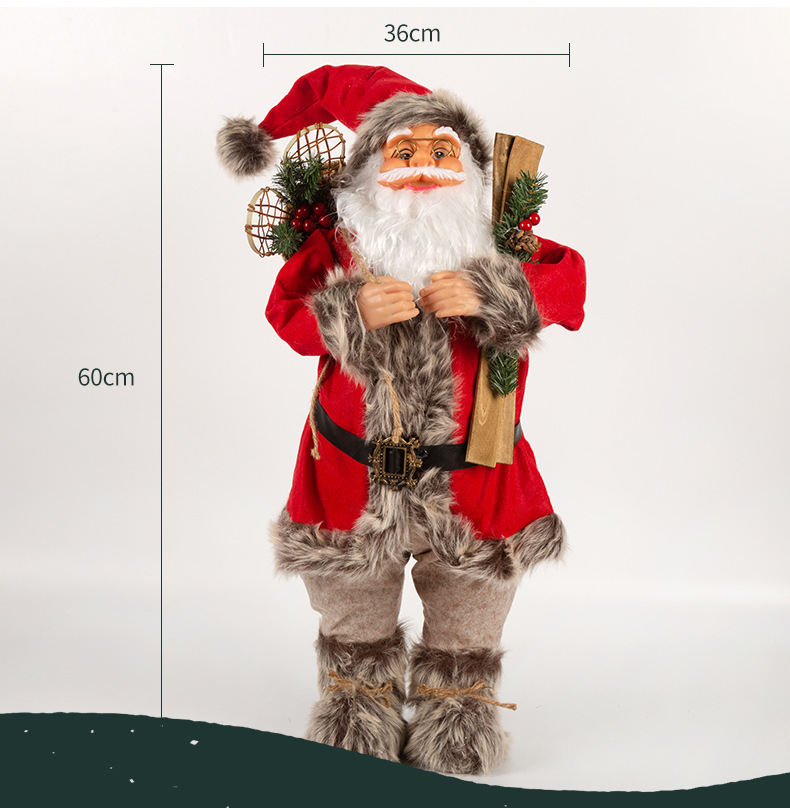 Navidad Moda Santa Claus Pvc Paño Adornos Fiesta 1 Pieza display picture 3