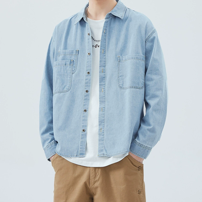 Autumn comfortable shirt, universal long-sleeve, oversize