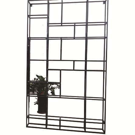 铁艺中式博古架仿古展示架茶叶架古董架 创意 隔断置物架家用摆件