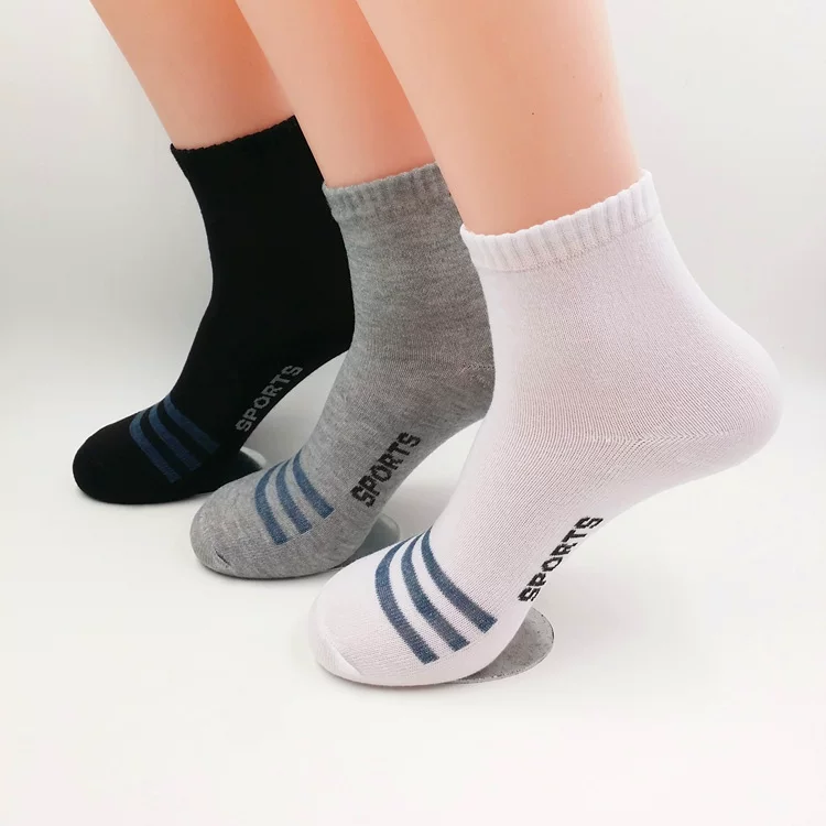 Autumn men's summer knee socks, mid-length