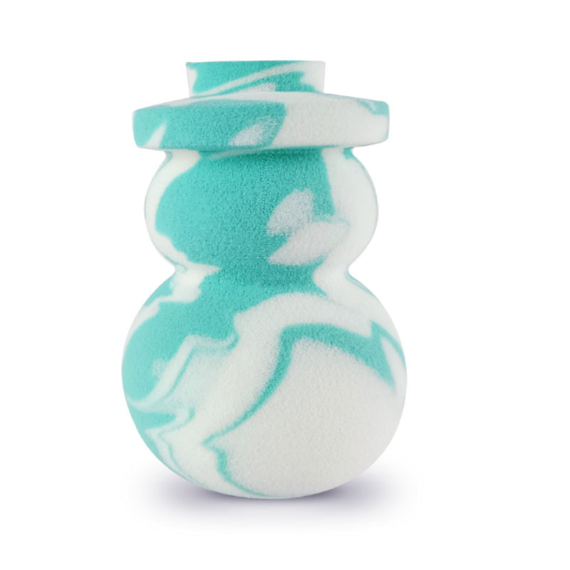 녹색 + leucorrhea 모자 눈사람