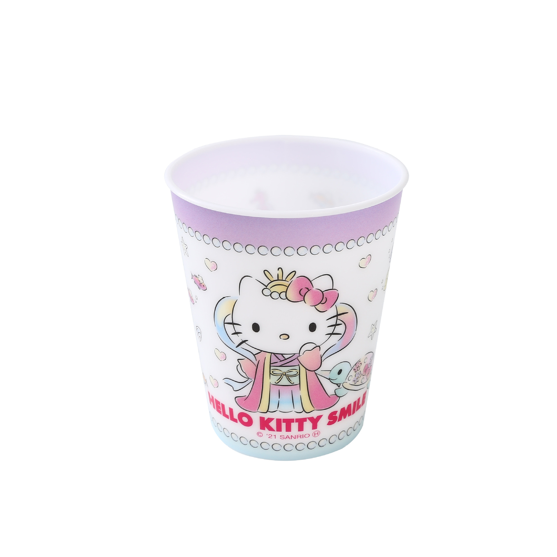 WOW molde de plástico con cubierta taza de bebida directa taza de paja 400ml impresión de plástico amplio PP taza de café
