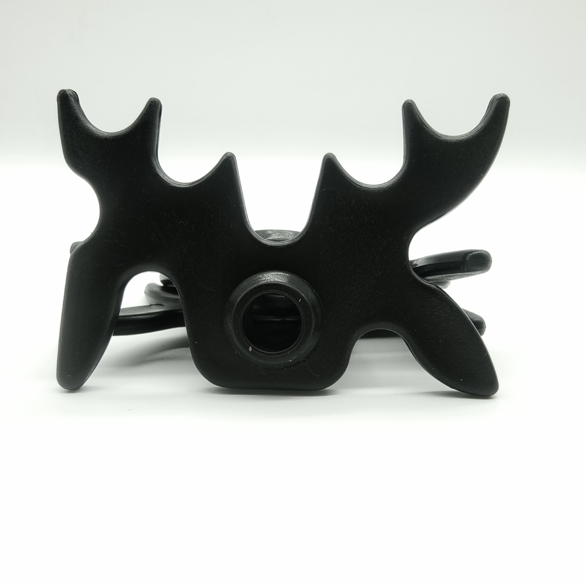 Longding mesa de fábrica de billar Rod cabeza titular de alta y baja de plástico negro mariposa Libélula Antler tenedor boca accesorios al por mayor