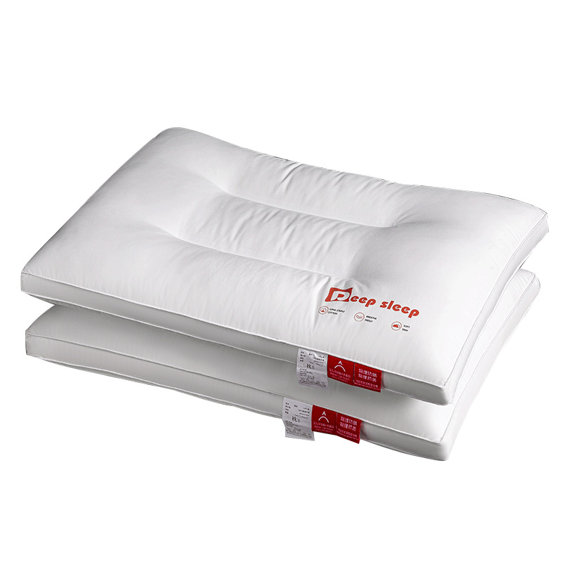 Almohada de tres pruebas, protección de la columna cervical, núcleo de almohada para dormir, agua, aceite impermeable, dormitorio lavable, adulto individual