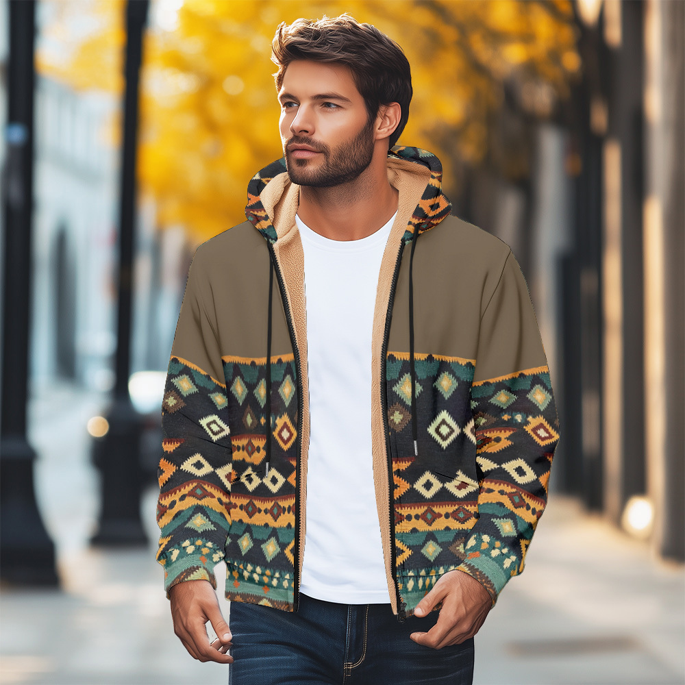 Suéter con cremallera de estilo retro americano Marca de moda de primavera y otoño Tendencia suelta casual de todo fósforo Chaqueta con capucha de gran tamaño MF12