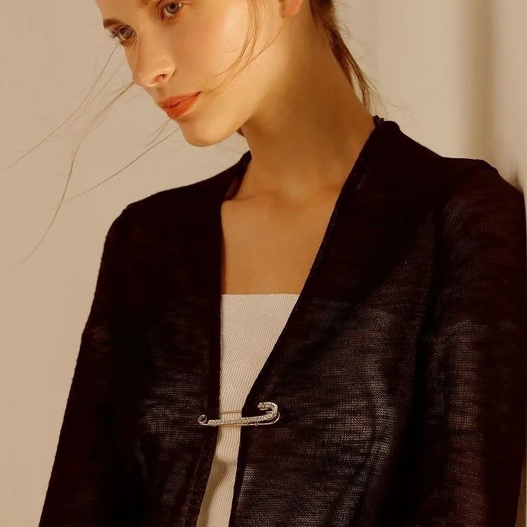 Broche Xiuhaijun artefacto ajustado a la cintura que cambia la cintura pequeño pin ropa fija pantalones cintura accesorios decorativos hebilla femenina