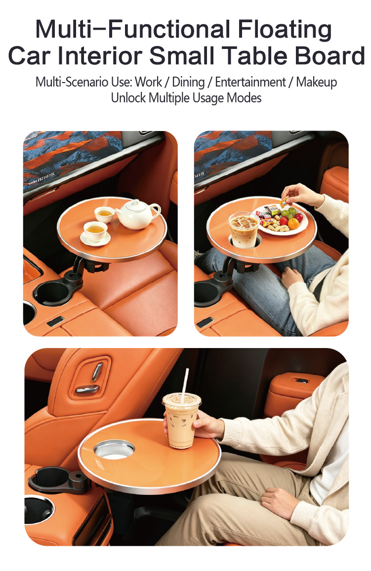 North American car cup holder, in-car beverage rack, large car cup holder extender, car small table board