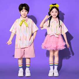 六一儿童表演服装小学生啦啦队合唱演出服幼儿园毕业照班服舞蹈服