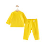 Velvet demi-season children's keep warm set suitable for men and women, thermal underwear, overall, split clothing