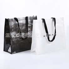彩色编织袋购物袋白色透明编织覆膜手提袋可做尺寸颜色编织袋厂家
