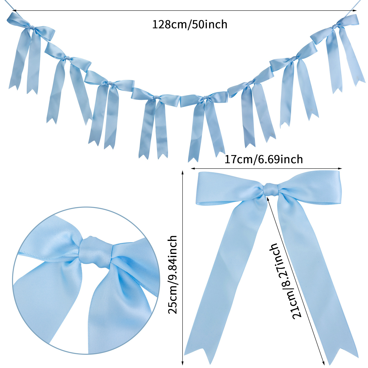 Ballet transfronterizo estilo cinta arco tirar de la flor cumpleaños Día de San Valentín Día de la madre diseño de fondo accesorios banner