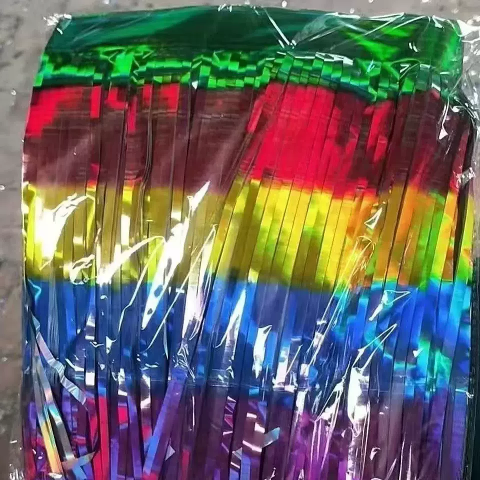 殡葬用品批发销售彩色雨丝每套8两重上色用于天堂伞 花圈罩 殡葬