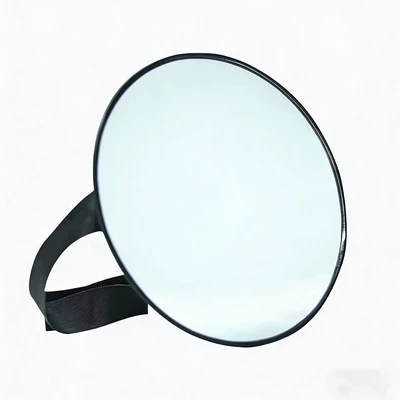 Car Baby Rear View Auxiliary Large field of view rear view auxiliary mirror - round-without-base