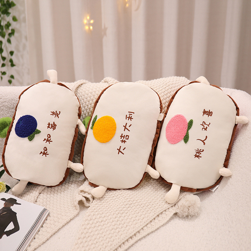 Buen caqui continuo mano más caliente almohada siesta almohada acostado dormir almohada siesta artefacto dormir mano caliente invierno lindo para los estudiantes