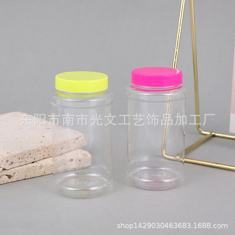厂家批发100ml透明塑料瓶PET广口塑料瓶颗粒瓶包装瓶分装空瓶现货