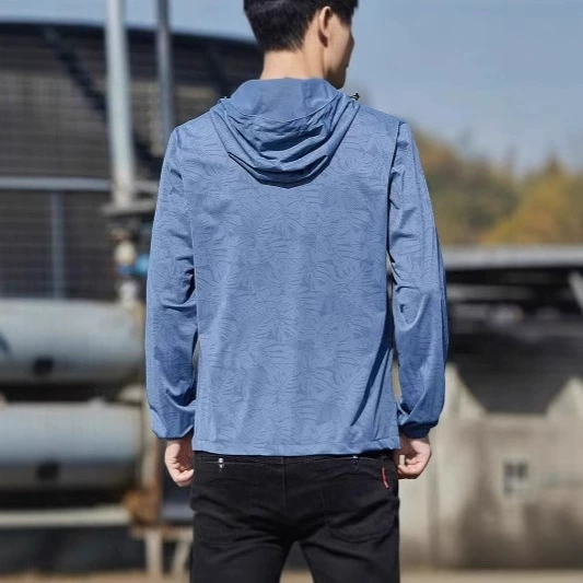 Summer silk thin sun protection clothing, breathable windbreaker for leisure, UV protection
