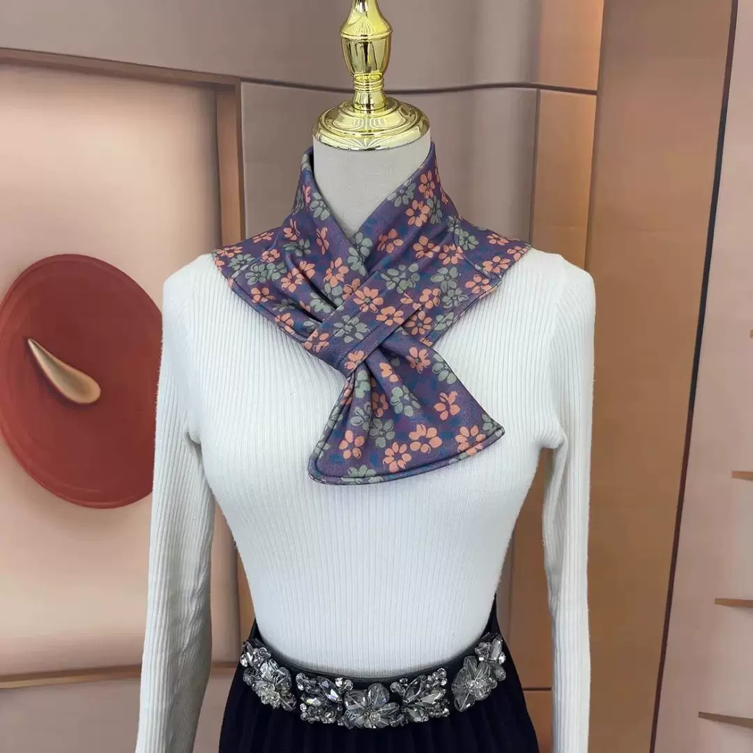 2026新款时尚德绒带兜护颈围脖保暖围巾防寒百搭脖套防风护颈围脖