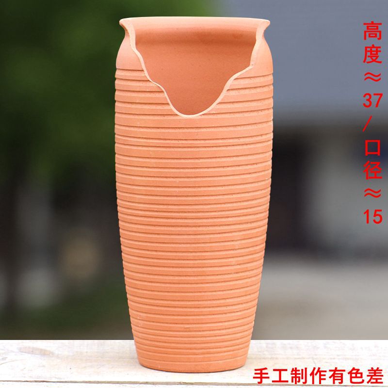 缺口花盆悬崖桩切口多肉缺口造型花盆悬崖式老桩深缺口高瘦陶瓷大|undefined