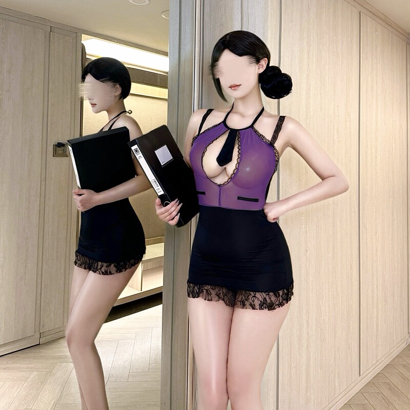 Cross-Border Plus-Size Spring and Summer New Luxury Pure Desire Sexy Low-Cut Spaghetti Strap Lace Trim Dress for Women