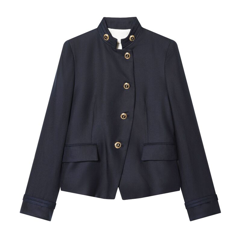 Cross-Border Aliexpress 2026 Spring New Style Long-Sleeved Slim-Fit Suit Jacket with Gold Buttons 2730564 Cross-Border Aliexpress 2026 Spring New Style Long-Sleeved Slim-Fit Suit Jacket with Gold Buttons 2730564