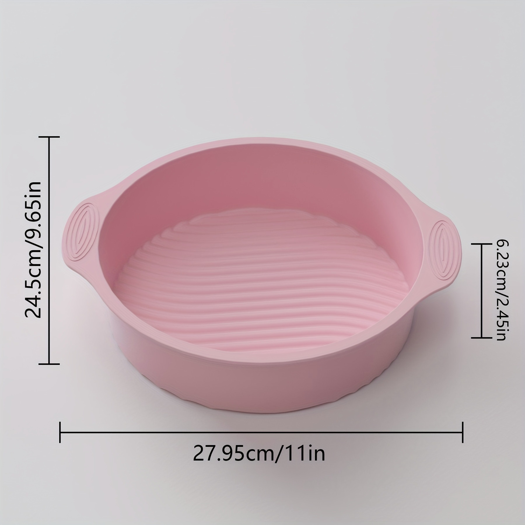 Grado alimenticio silicona aire freidora placa de horno horneado herramienta aplicable molde de tostada de pastel resistente a alta temperatura