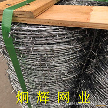 定制防爬刺围墙隔离带刺铁丝围栏刺线热镀钢双拧铁蒺藜刀片刺绳笼