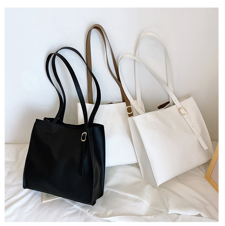 Simple Large-capacity Soft Tote Bag Wholesale Nihaojewelry display picture 2