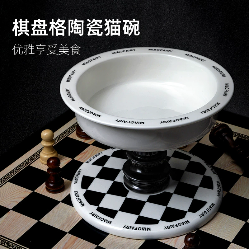 Керамическая чаша для кошек, чтобы предотвратить опрокидывание