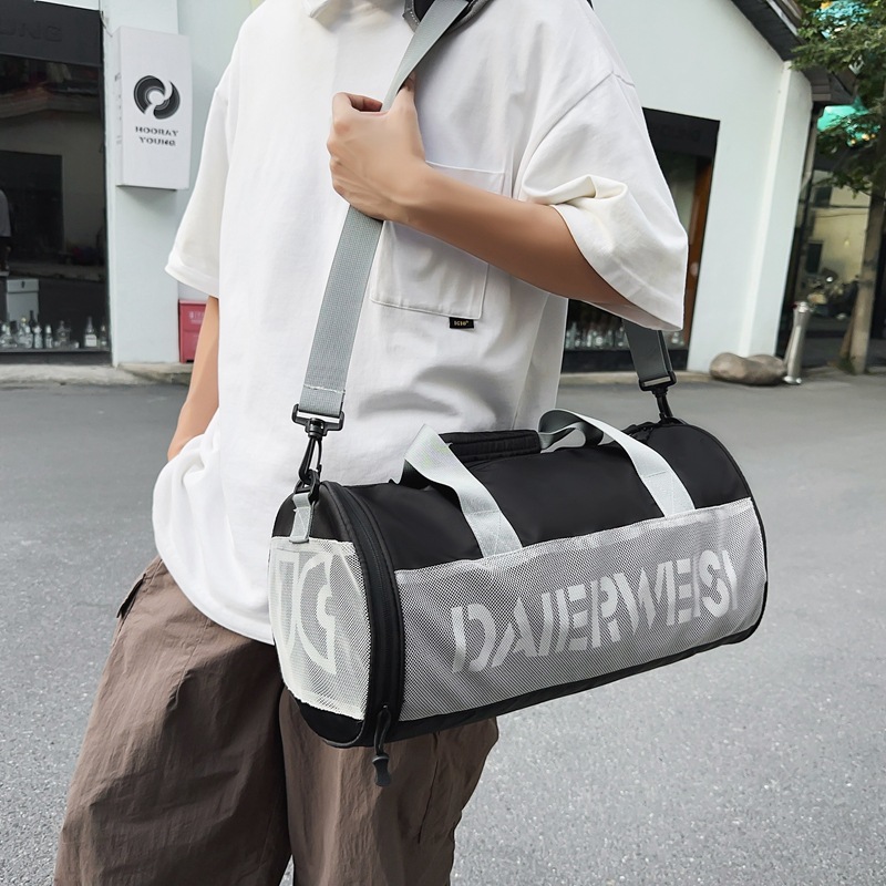 Bolsa de entrenamiento para hombres bolsa de mano bolsa de viaje separación seca y húmeda entrenamiento mochila deportiva bolsa de natación de gran capacidad