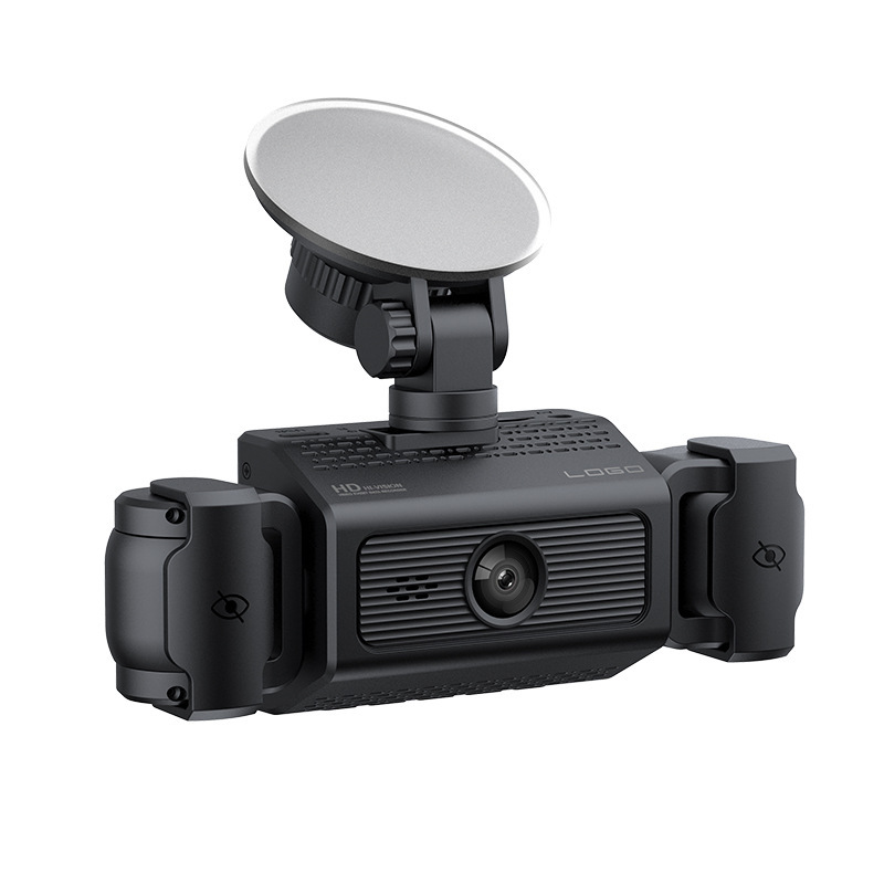 360 Panoramic Dash Cam Recorder HD Night Vision 4-Way Camera WiFi Parking
