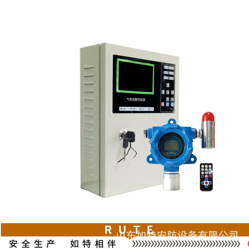 喷漆房可燃气体浓度报警器 油漆房二甲苯气体泄漏探测器 防爆风机