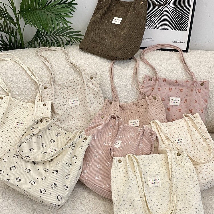 510162 Corduroy Small Floral Canvas Bag 2025 Magnetic Buckle Shoulder Bag Commuter Bag Large Capacity Canvas Bag 510162 Corduroy Small Floral Canvas Bag 2025 Magnetic Buckle Shoulder Bag Commuter Bag Large Capacity Canvas Bag