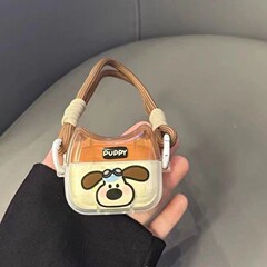 かわいい番犬はアップル無線bluetooth airpods pro2世代イヤホンのケース3世代4世代保護カバーを適用します。