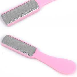 厂家供应精美pp手柄 不锈钢脚板锉死皮锉  烟斗型修脚工具