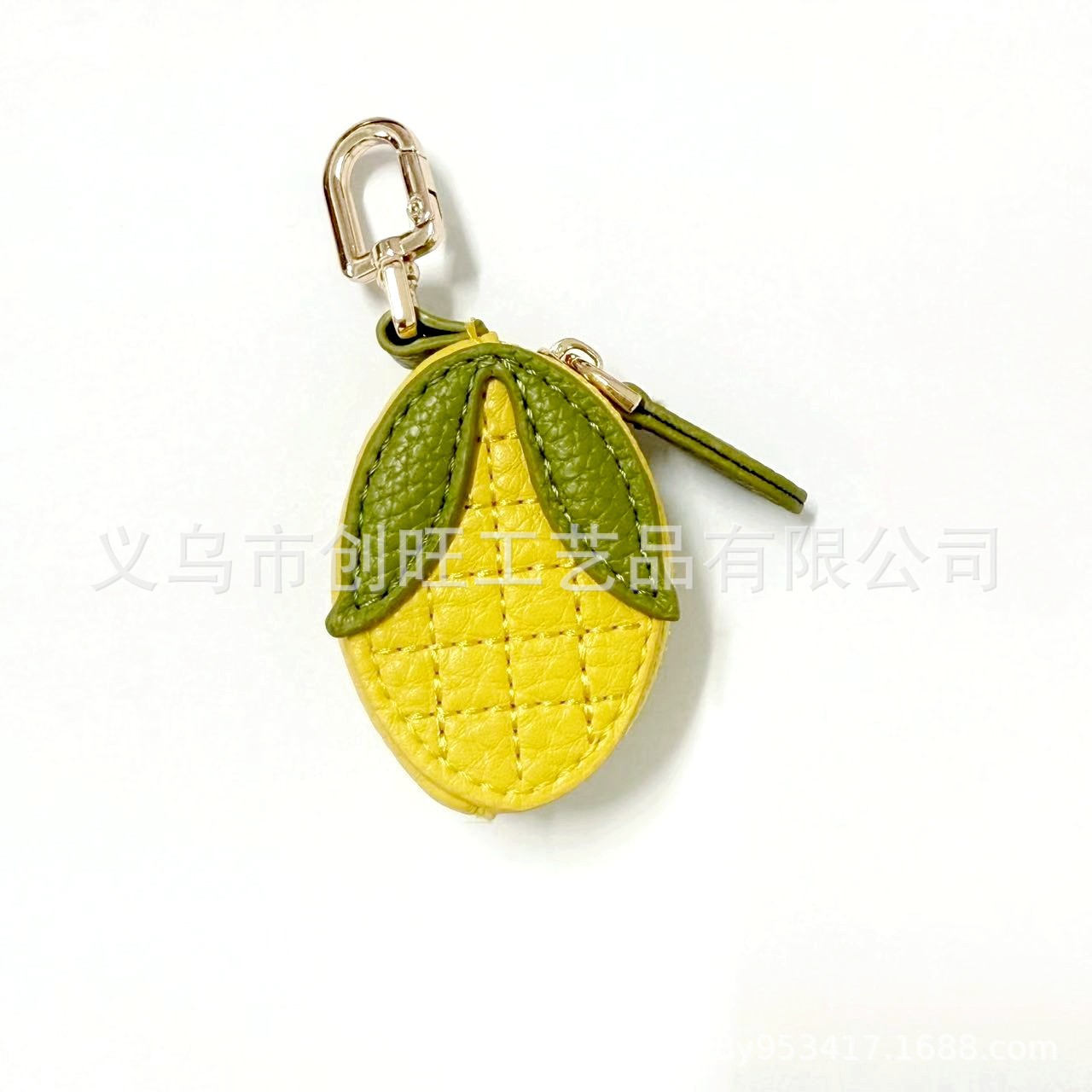 Mini Monedero de Cuero con Diseño de Fruta de Corteza image 19
