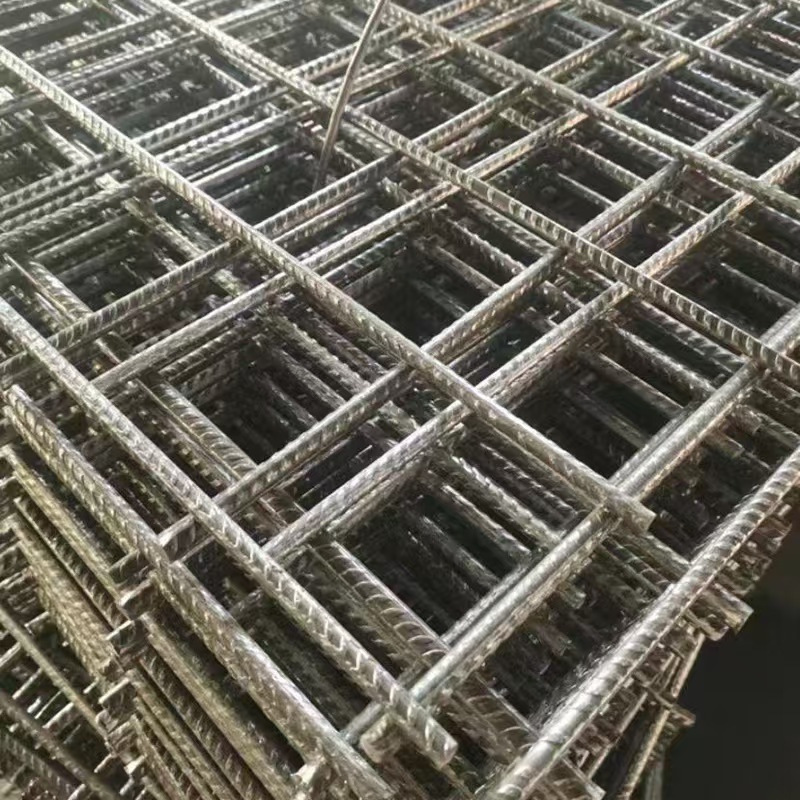 钢筋网片镀锌铁丝网地暖施工建筑网片工地防裂螺纹钢筋网碰焊网