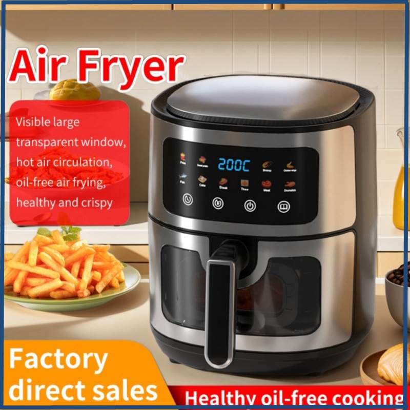 Air Fryer Large Capacity Intelligent Fully Automatic Household Electric Fryer Oil-Free Multi-Function Electric Oven Starting from One Piece