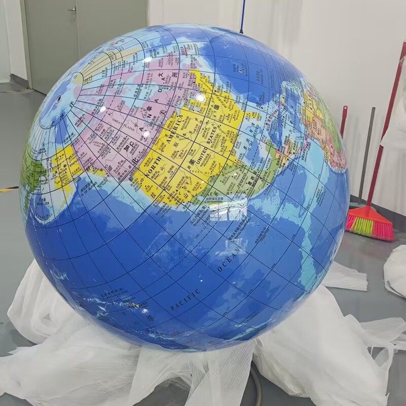 直径1000mm电动旋转内发光地球仪高清图文大型地球仪落地地球仪|undefined