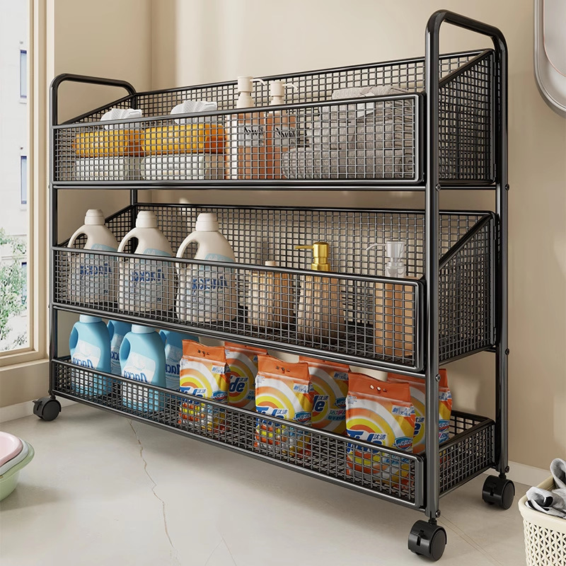 Washing Machine Storage Rack Multi-Functional Bathroom Floor-Standing Removable Laundry Detergent Shower Gel Layered Bathroom Storage Rack Washing Machine Storage Rack Multi-Functional Bathroom Floor-Standing Removable Laundry Detergent Shower Gel Layered Bathroom Storage Rack