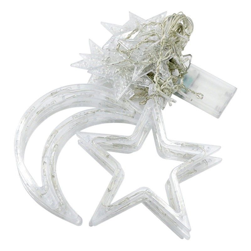 Estrella Luna cortina luz intermitente luz Cielo Estrellado Internet celebridad dormitorio habitación decoración Propuesta Diseño Creativo suministros Decoración