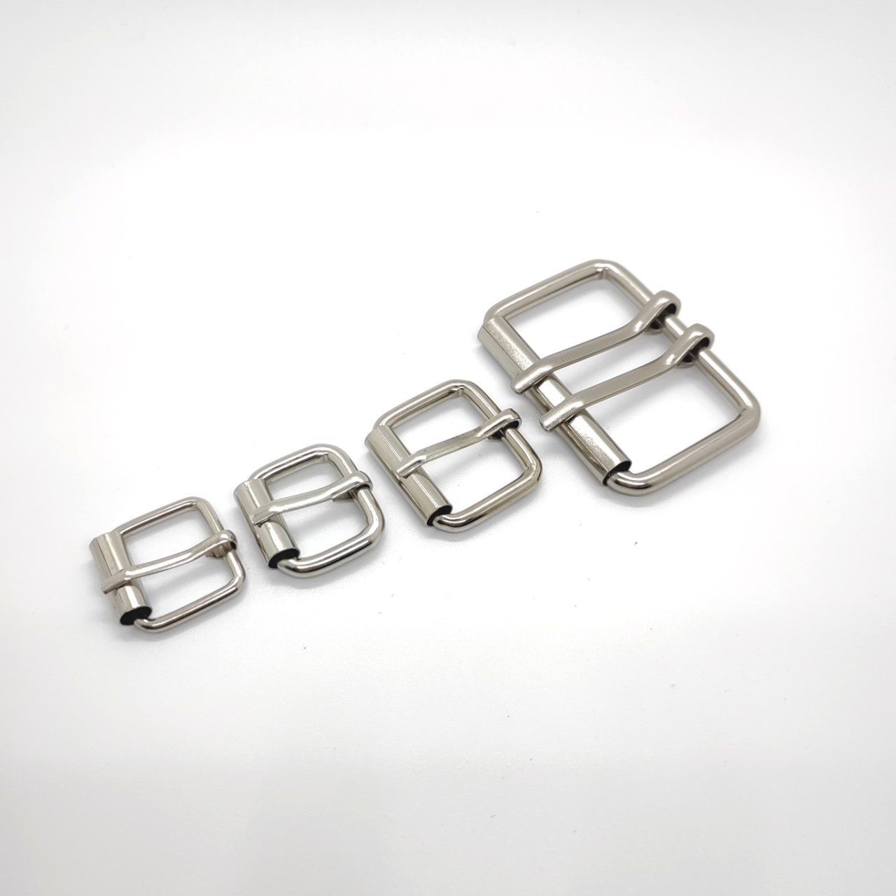 现货供应针筒扣方形滚动金属调节滚筒双针扣箱包手袋皮具五金配件