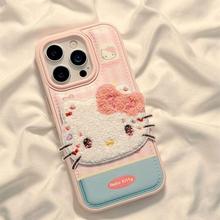 小猫适用苹果15手机壳防摔IPhone17PROMAX大孔16/13气垫11/12/14X