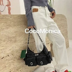 2025春夏新作多ポケット菱格チェーンショルダーバッグファッション高級感脇下カバン女性クロスボーダー代発